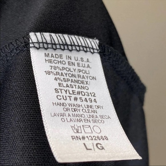 Black Strapless Sheer High Low Dress Size Large Black Dress - Picture 7 of 9